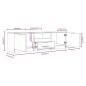 vidaXL Mueble de TV madera contrachapada blanco y roble 140x35x40 cm vidaXL Mueble de TV madera contrachapada blanco y roble 140x35x40 cm
