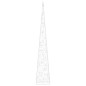 vidaXL Cono de luz LED decorativo acrílico blanco cálido 90 cm vidaXL Cono de luz LED decorativo acrílico blanco cálido 90 cm