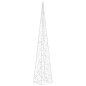 vidaXL Cono de luz LED decorativo acrílico azul 120 cm vidaXL Cono de luz LED decorativo acrílico azul 120 cm