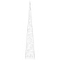 vidaXL Cono de luz LED decorativo acrílico azul 120 cm vidaXL Cono de luz LED decorativo acrílico azul 120 cm