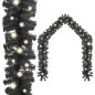 vidaXL Guirnalda de Navidad con luces LED negro 5 m vidaXL Guirnalda de Navidad con luces LED negro 5 m