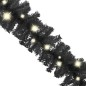vidaXL Guirnalda de Navidad con luces LED negro 5 m vidaXL Guirnalda de Navidad con luces LED negro 5 m