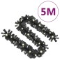 vidaXL Guirnalda de Navidad con luces LED negro 5 m vidaXL Guirnalda de Navidad con luces LED negro 5 m