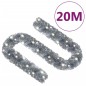 vidaXL Guirnalda de Navidad con luces LED plateado 20 m vidaXL Guirnalda de Navidad con luces LED plateado 20 m