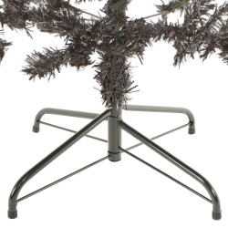 vidaXL Árbol de Navidad delgado negro 180 cm 