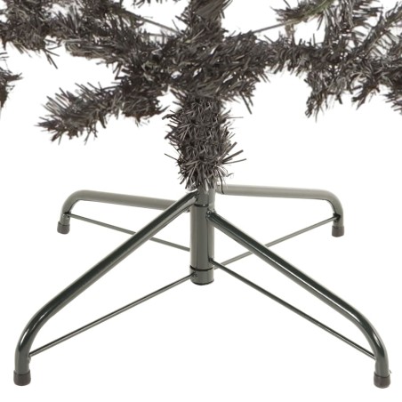 vidaXL Árbol de Navidad delgado negro 180 cm 