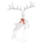 vidaXL Reno decorativo de Navidad blanco 120 LEDs blanco frío vidaXL Reno decorativo de Navidad blanco 120 LEDs blanco frío