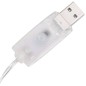 vidaXL Cono de luz LED de pirámide decorativo acrílico azul 120 cm vidaXL Cono de luz LED de pirámide decorativo acrílico azul 120 cm