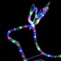 vidaXL Renos y trineo de Navidad decoración jardín 576 LEDs vidaXL Renos y trineo de Navidad decoración jardín 576 LEDs