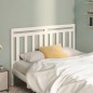 vidaXL Cabecero de cama madera maciza de pino blanco 140x4x100 cm vidaXL Cabecero de cama madera maciza de pino blanco 140x4x100 cm