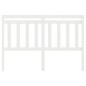 vidaXL Cabecero de cama madera maciza de pino blanco 140x4x100 cm vidaXL Cabecero de cama madera maciza de pino blanco 140x4x100 cm