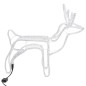 vidaXL Figura de reno de Navidad blanco cálido 60x30x60 cm vidaXL Figura de reno de Navidad blanco cálido 60x30x60 cm