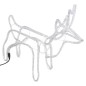 vidaXL Figura de reno de Navidad blanco cálido 60x30x60 cm vidaXL Figura de reno de Navidad blanco cálido 60x30x60 cm