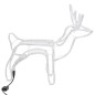 vidaXL Figura de reno de Navidad blanco cálido 60x30x60 cm vidaXL Figura de reno de Navidad blanco cálido 60x30x60 cm