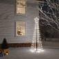 vidaXL Árbol de Navidad cónico 108 LED blanco frío 70x180 cm vidaXL Árbol de Navidad cónico 108 LED blanco frío 70x180 cm