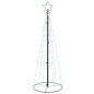 vidaXL Árbol de Navidad cónico 108 LED blanco frío 70x180 cm vidaXL Árbol de Navidad cónico 108 LED blanco frío 70x180 cm