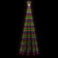 vidaXL Árbol de Navidad cónico 310 LED de colores 100x300 cm vidaXL Árbol de Navidad cónico 310 LED de colores 100x300 cm