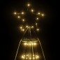vidaXL Árbol de Navidad cónico 1134 LED blanco cálido 230x800 cm vidaXL Árbol de Navidad cónico 1134 LED blanco cálido 230x800 cm
