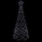 vidaXL Árbol de Navidad cónico 200 LED blanco frío 70x180 cm vidaXL Árbol de Navidad cónico 200 LED blanco frío 70x180 cm