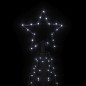 vidaXL Árbol de Navidad cónico 200 LED blanco frío 70x180 cm vidaXL Árbol de Navidad cónico 200 LED blanco frío 70x180 cm