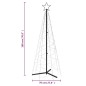 vidaXL Árbol de Navidad cónico 200 LED blanco frío 70x180 cm vidaXL Árbol de Navidad cónico 200 LED blanco frío 70x180 cm