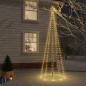 vidaXL Árbol de Navidad con pincho 310 LED blanco cálido 300 cm vidaXL Árbol de Navidad con pincho 310 LED blanco cálido 300 cm