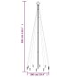 vidaXL Árbol de Navidad con pincho 310 LED blanco cálido 300 cm vidaXL Árbol de Navidad con pincho 310 LED blanco cálido 300 cm