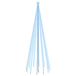 vidaXL Árbol de Navidad con pincho 732 LED azul 500 cm