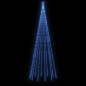 vidaXL Árbol de Navidad con pincho 732 LED azul 500 cm vidaXL Árbol de Navidad con pincho 732 LED azul 500 cm