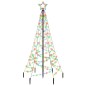 vidaXL Árbol de Navidad con pincho 200 LED de colores 180 cm vidaXL Árbol de Navidad con pincho 200 LED de colores 180 cm