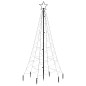 vidaXL Árbol de Navidad con pincho 200 LED de colores 180 cm vidaXL Árbol de Navidad con pincho 200 LED de colores 180 cm