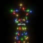 vidaXL Árbol de Navidad con pincho 200 LED de colores 180 cm vidaXL Árbol de Navidad con pincho 200 LED de colores 180 cm