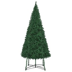 vidaXL Árbol de Navidad artificial con soporte verde 500 cm 