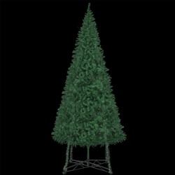 vidaXL Árbol de Navidad artificial con soporte verde 500 cm 