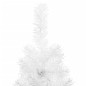vidaXL Medio árbol de Navidad artificial con soporte blanco 210 cm vidaXL Medio árbol de Navidad artificial con soporte blanco 210 cm