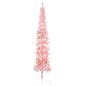 vidaXL Medio árbol de Navidad artificial con soporte rosa 240 cm vidaXL Medio árbol de Navidad artificial con soporte rosa 240 cm