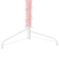 vidaXL Medio árbol de Navidad artificial con soporte rosa 240 cm vidaXL Medio árbol de Navidad artificial con soporte rosa 240 cm