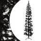 vidaXL Medio árbol de Navidad artificial con soporte negro 240 cm vidaXL Medio árbol de Navidad artificial con soporte negro 240 cm