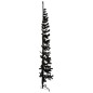 vidaXL Medio árbol de Navidad artificial con soporte negro 240 cm vidaXL Medio árbol de Navidad artificial con soporte negro 240 cm