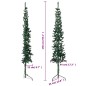 vidaXL Medio árbol de Navidad artificial con soporte verde 120 cm vidaXL Medio árbol de Navidad artificial con soporte verde 120 cm