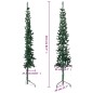 vidaXL Medio árbol de Navidad artificial con soporte verde 210 cm vidaXL Medio árbol de Navidad artificial con soporte verde 210 cm