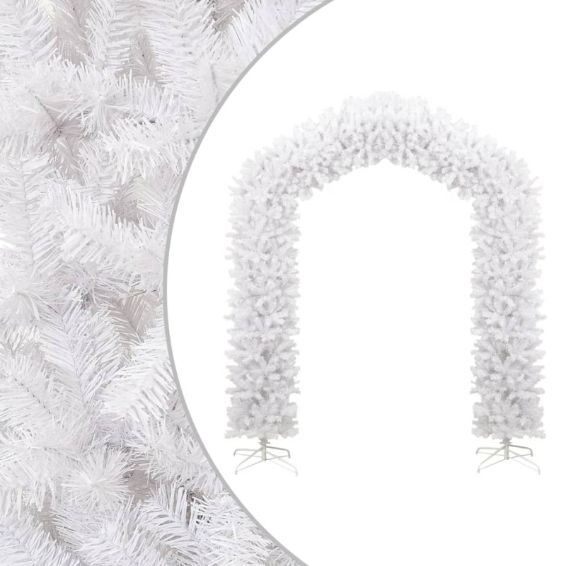 vidaXL Árbol de Navidad en arco blanco 270 cm vidaXL Árbol de Navidad en arco blanco 270 cm