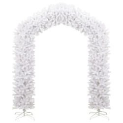 vidaXL Árbol de Navidad en arco blanco 270 cm