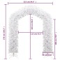 vidaXL Árbol de Navidad en arco blanco 270 cm vidaXL Árbol de Navidad en arco blanco 270 cm