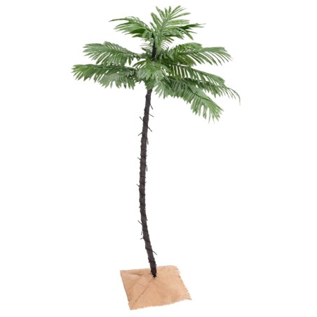 vidaXL Palmera artificial con 88 LED blanco cálido 150 cm