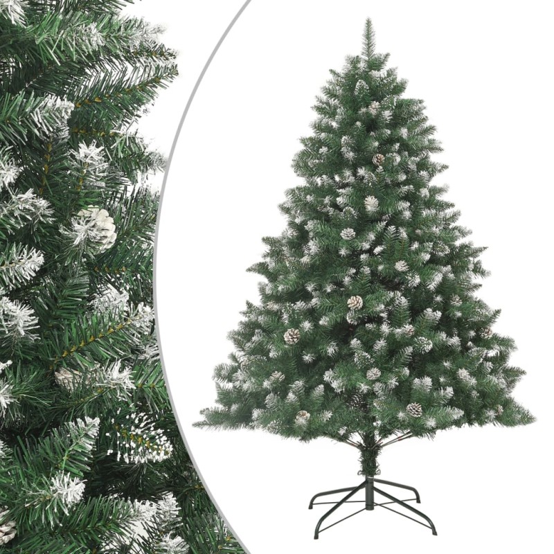 vidaXL Árbol de Navidad artificial con soporte PVC 180 cm vidaXL Árbol de Navidad artificial con soporte PVC 180 cm