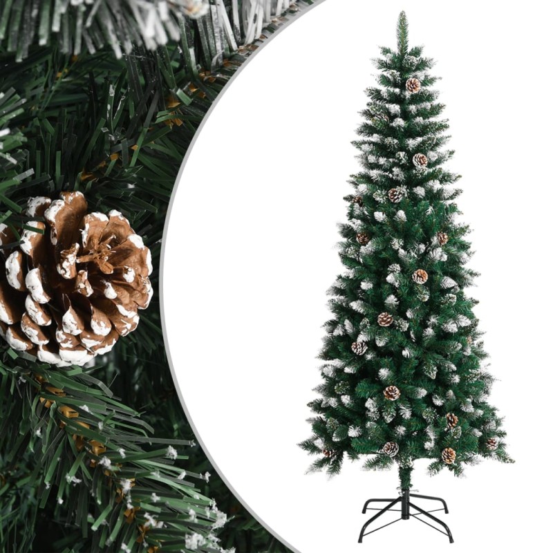 vidaXL Árbol de Navidad artificial con soporte PVC verde 180 cm vidaXL Árbol de Navidad artificial con soporte PVC verde 180 cm