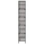 vidaXL Estantería de madera de ingeniería gris Sonoma 78,5x33x188,5 cm
