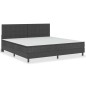 vidaXL Cabecero copetudo de tela gris oscuro 200x200 cm vidaXL Cabecero copetudo de tela gris oscuro 200x200 cm