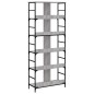 vidaXL Estantería de madera de ingeniería gris Sonoma 78,5x33x188,5 cm